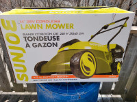 ** NEW** Cordless Lawn Mower 14 inch 28 Volt Sun Joe