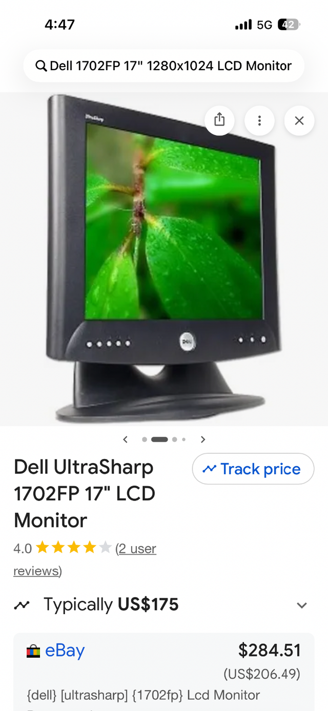 Dell 17” UltraSharp 1702FP active-matrix TFT LCD monitor $95 in Monitors in Oakville / Halton Region - Image 4