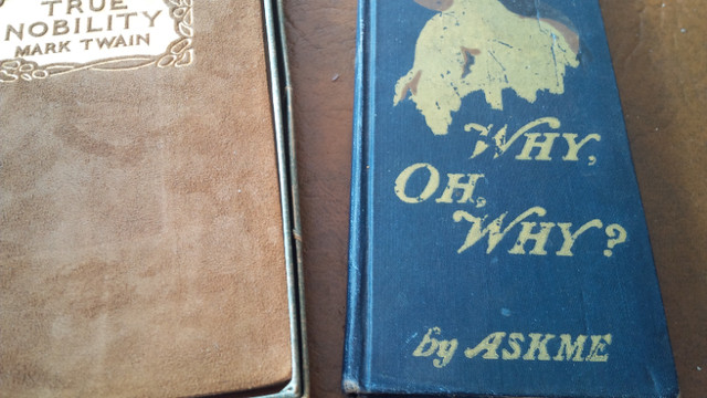 3 Older Collectible Small Books, Longfellow, Twain, Askme in Arts & Collectibles in Stratford - Image 4