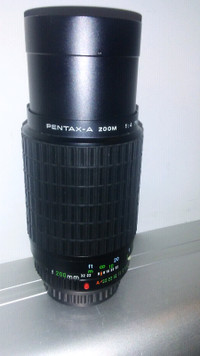 Pentax-A 70-200mm & Tamron Adaptall-2 80-210mm K Mount Lenses