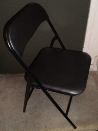 IKEA, Costco Folding chairs, whte, black