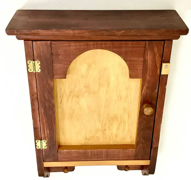 Vintage. Collection. Wooden pharmacy cabinet63436969819137124