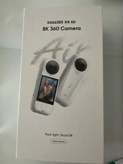 I'm selling a brand-new Insta360 X4 Air 8K 360 Camera, still in its original packaging. This camera...