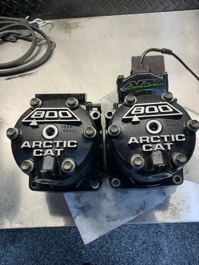 Cylinders with heads in good used condition Ran a 320 grit hone through them to deglaze $300 each