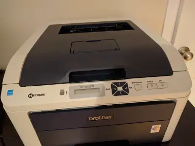 Brand new color printer Brother HL-3040CN Network. Never used. Nouvelle imprimante couleur Brother H...