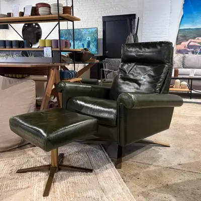 American Leather Nimbus Comfort Air Plus Ottoman Designer Premiu, View more