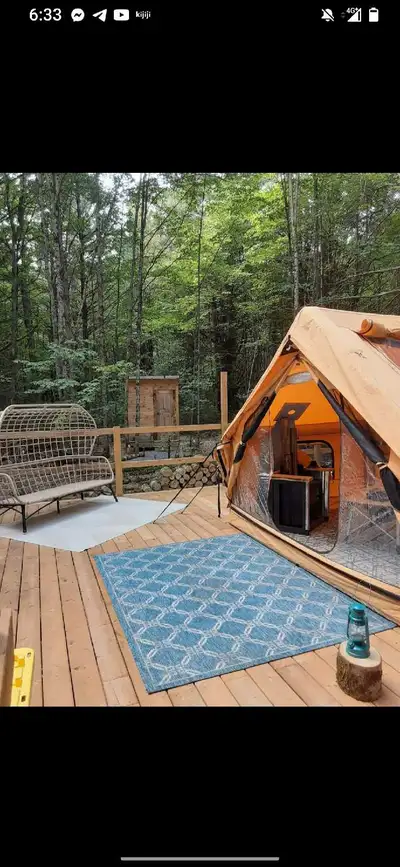 Private off grid glamping retreat, View more