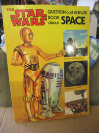 1979 STAR WARS QUESTION & ANSWER BOOK ABOUT SPACE $10. VINTAGE