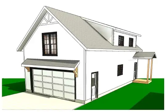 HOUSE & GARAGE PLANS, BCIN DESIGNER63581887963779123