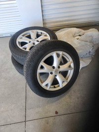 205/50/R17 Nissan all season tires on rims $400