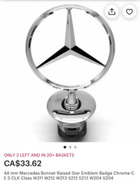 Mercedes bonnet tri star