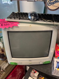 Vintage iMac computer 
