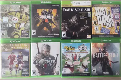 Microsoft Xbox One games/ jeux COD & FIFA (prices in desc), View more
