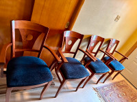 $130 for 4 Arm Chairs, padded seats, MCM design by Dor-Val