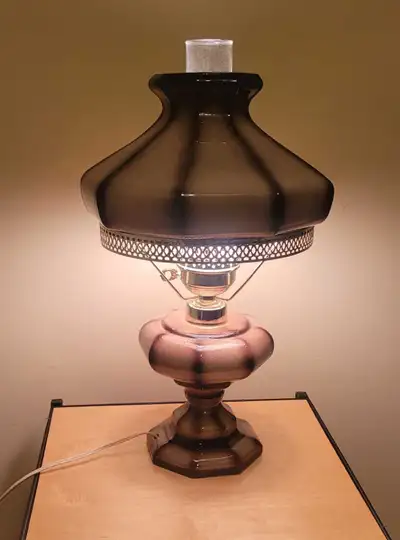 Antique Aladdin Hurricane Lamp, View more