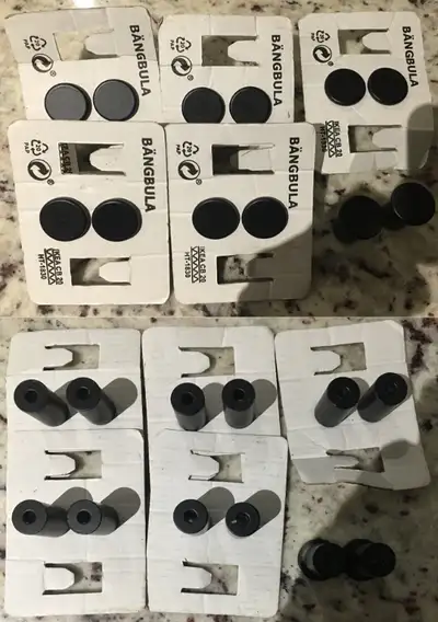 Brand New in the Box: 12 Pack Ikea BÄNGBULA Black Hooks, View more