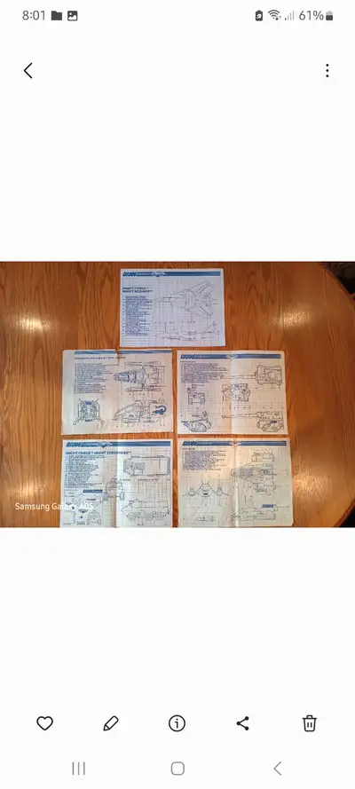 G.I.Joe blueprints nightforce sears dreadnok air assault vtol co, View more