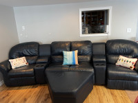 4 Seater Leather Sectional Couch 
