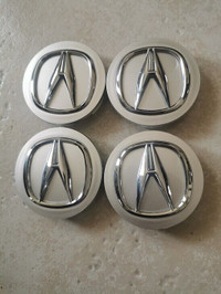Acura Silver gray wheels center caps for OEM Acura/Honda rims