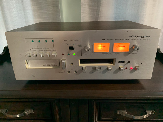 Stereo cassette / 8 track Morse Electrophonic dans Chaînes stéréo  à Laval/Rive Nord - Image 2