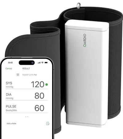QardioArm A101 Blood Pressure Monitor - Smart, Compact, Digital, View more
