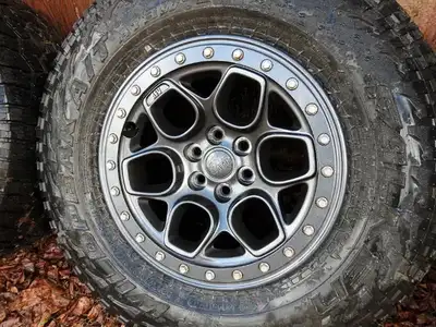 ZR2\BISON AEV CRESTONE DUALSPORT WHEELS OFF COLORADO & CANYON, 33" FALKEN WILDPEAK A/T 3W with TPMS...