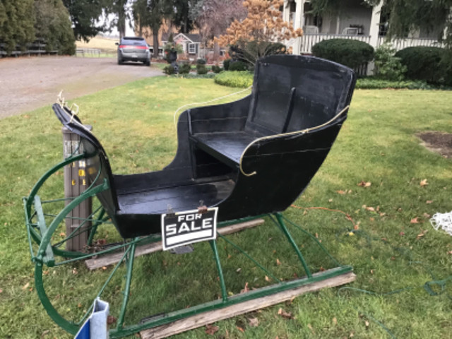 Horse drawn cutter sleigh in Equestrian & Livestock Accessories in Hamilton - Image 4