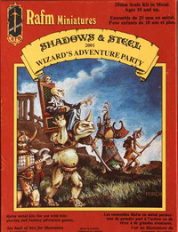 RAFM #2001 Shadows & Steel Wizard's Adventure Party AD&D