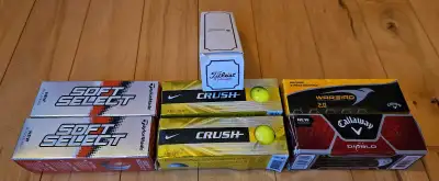 21 Brand New Premium Golf Balls – Mixed Brands, View more