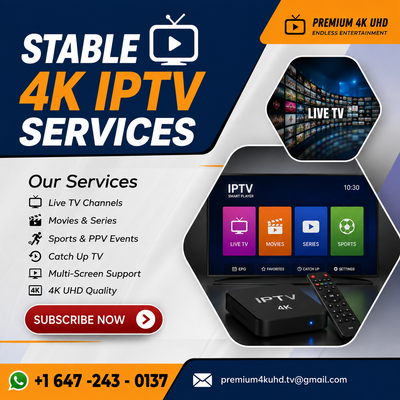 Stable TV services - 4K HD quality, View more