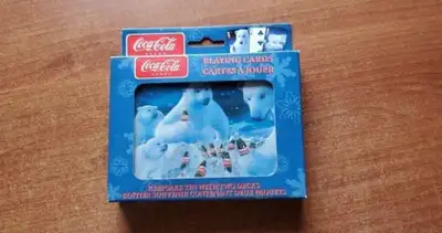 MISCELLANEOUS COLLECTIBLE COCA~COLA PLAYING CARDS IN TINS., View more