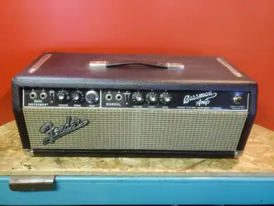 1964 Fender Bassman blackface AA864 Pre-CBS, ampli vintage, View more