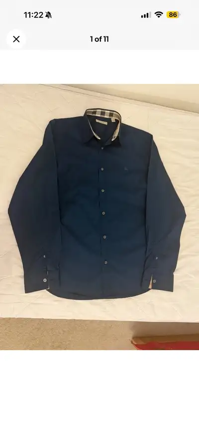 Burberry Brit slim fit stretch cotton shirt Large, View more