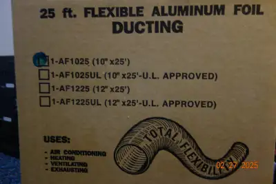 Flexible aluminum foil ducting, View more