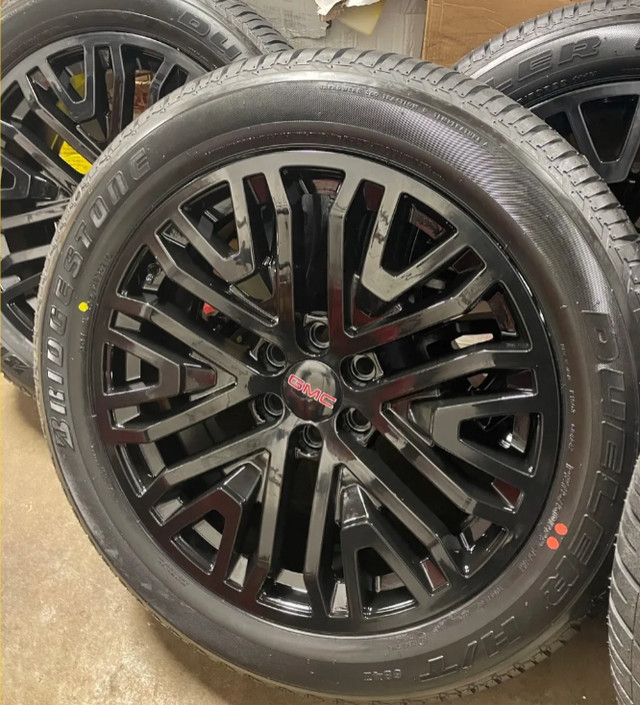 2024 Chevy Silverado Tahoe GMC Sierra Yukon 22in rims and tires in Tires & Rims in Edmonton