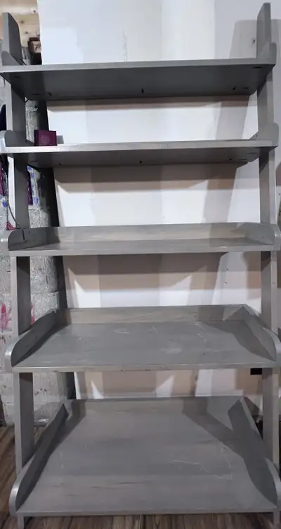 2 used bookshelf cheery wood 78in height 40in width, View more