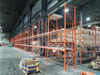 16’ tall x 42” Redirack warehouse racking frames / uprights