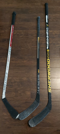 Hockey sticks - young boys age 8 - 13