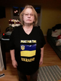 UKRAINIAN tee  plus almost any other tee shirt can be made