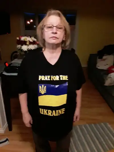 UKRAINIAN tee  plus almost any other tee shirt can be made, View more