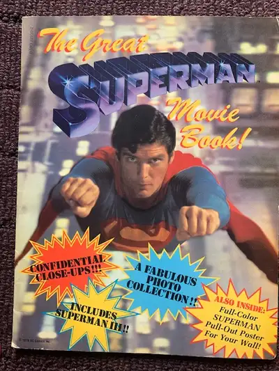 The Great Superman Movie Book! 1978 DC Comics, View more