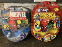 2 ORIGINAL MARVEL MIGHTY BEANZ PACKS