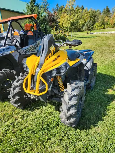 2021 cam am renegade 1000 xmr sick machine barely used sold cottage new front crash bar not attached...