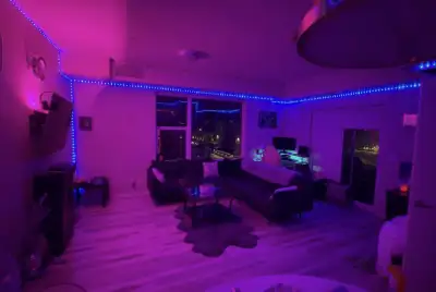 The room is in a shared space in a stylish condo downtown Kelowna. The apartment has modern applianc...