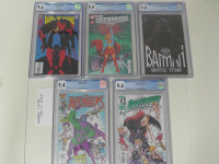 CGC Slabs: Wolverine, Supergirl, Batman, Avengers, Daredevil