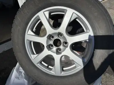 17" Audi/Volkswagon rims are in excellent condition and come with Audi centre caps. Dunlop Winter Sp...