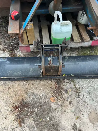 5ft Polaris four wheeler snow plow for sale, in decent shape, but is missing one of the springs.￼ I...