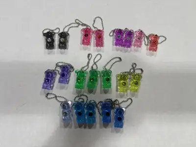 Cute Lot of Birthstone Bears Key chains, View more