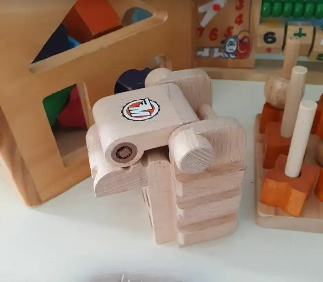 Vintage wooden educational toys - shapes, math, time in Toys & Games in Markham / York Region - Image 5