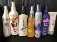 Lot of mostly new hair care products as shown $20 all